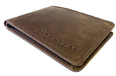 HAARLEM Men DERMA 22452 Leather Wallet Brown